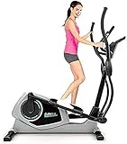 Bluefin Fitness CURV 3.0 Crosstrainer Ellipsentrainer | Home Fitness | Stepper für Zuhause | Air Walker | Cardiotraining | Digitale LCD Display | Bluetooth | Smartphone App | Schwarz & Grau Silber