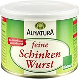 Alnatura Feine Schinkenwurst wurst 200 Gramm