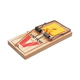 PROTECT HOME Rattenfalle Classic, Klassische Schlagfalle aus Holz zur effektiven und giftfreien Rattenbekämpfung, 1 Stück