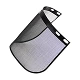 Oshhni Gesichtsschildersatz, volles Gesichtsschild, Ersatzhelmkupferdraht -Netz zum, Holzschneiderung