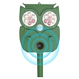 Katzenschreck Ultraschall Solar Katzenabwehr Ultraschall Tiervertreiber IP65 Wasserdicht für Hunde, Vögel, Füchse und andere Tiere