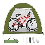 keloppasit Fahrradunterstand - Tragbare Motorrad Abdeckung | Wetterfestes Klappbares Fahrradlagerzelt Für Garten, Camping Und Freizeitaktivitäten