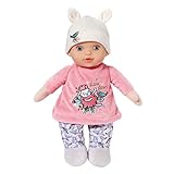 Zapf Creation 706428 Baby Annabell Sweetie for Babies 30cm - weiche rosa Stoffpuppe für Babys, integrierte Rassel, waschbar, ab Geburt nutzbar.