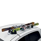 Menabo Skiträger Magnetischer Snowboard Dachträger Universal Abschließbar 2 TLG