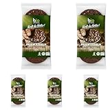 biozentrale Reiswaffeln Zartbitterschokolade | 100 g | vegan & glutenfrei | Ballaststoffquelle | nicht frittiert (Packung mit 5)