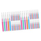 iplusmile 100 Stück Interdentalbürsten Picks Für Zahnspangenbürsten Picks Braces Zahnbürstenbürste Für Zahnspangen Zahnbürsten Für Zahnspangen Laminierbürste Zahnspangen Für