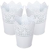 Girls'love talk 3 Stück Makeup Organizer, Kosmetik Organizer zum Aufbewahren von Schminkpinsel, Lippenstift, Haarbürsten, Mascara usw, Make Up Pinsel Halter, Dekorative Kosmetik Aufbewahrungsbox