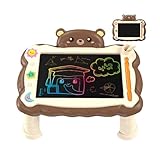LCD-Schreibtafel, Doodle-Tafel mit integriertem Ständer, Multifunktionstisch mit Ständer für Zuhause, Schule und Reisen