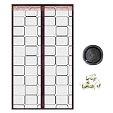 Isolierte Türdrapierung | EVA-Schild, magnetisch, für Tür, weicher Deckel, ohne Installation, Lochung für Sommergarage und Schiebegarage