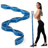 Slim Panda Yoga Stretching Band,Yoga Stretching Strap met 9 lussen,Yoga Stretchriem, Zeer Elastische Oefenband voor Effectieve Stretch en Yogatraining