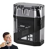 Doppelfolien-Elektrorasierer für Herren, Folienrasierer | Glatze-Rasiermaschine | Koteletten-LED-Digitalanzeige Präzisions-Friseurrasierer, Multifunktionsrasierer für saubere Bartstoppelrasur