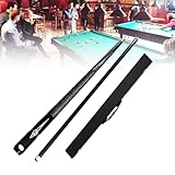 Billardqueue aus Kohlefaser, 58 Carbonschaft und Ahornstummel, 1/2-teiliger amerikanischer Nine-Ball Queue, inklusive Box für gewerbliche, Bar und Zuhause