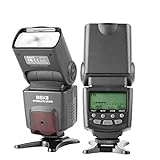 Meike MK430 TTL-Blitz Speedlite Kompatibel mit Nikon D7100 D5300 D5200 D3500 D3100 D600 D800 D3200 D90 D80 D300 D7500 D780 usw