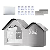 Kühlendes Katzenhaus für den Außenbereich, langlebige Kühlung, Haustier-Unterschlupf, isoliertes Katzenkühlhaus mit Kühlakkus für Reisen, Rucksackreisen, Wohnung, Balkon