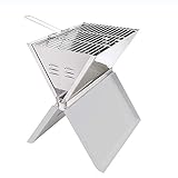 Blitzschneller Aufbau Hitzebeständiger Rahmen Große Lüftungsschlitze Holzkohlegrill Klappgrill Laptopgrill Campinggrill Kohlegrill Geringes Gewicht Geeignet Holzkohle Camping