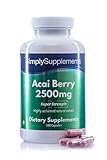 Acai Beere 2500mg - Geeignet für Veganer - 240 Kapseln - SimplySupplements