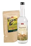 NEU - KOPP Schwedenbitter-Ansatzset mit Schwedenkräuter 100 g und Doppelkorn 38% Vol. 700 ml - Schwedenbitter selbst ansetzen - mit Kräutern und Korn nach klassischer Rezeptur