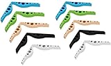 Timess Silikon-nasenbrücke Nasenbrücke Halterung Stützrahmen Fog-Free Accessory for Glasses Innerer Stützrahmen Anti-Fogging Nasenrücken Prevent Eyeglasses from Fogging (A-10PCS)