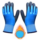 LILELIG Arbeitshandschuhe Wasserdicht,Arbeitshandschuhe Winter Wasserdicht,Wasserdichte Arbeitshandschuhe Damen,Winter Arbeitshandschuhe,Warme,für Gärten im Freien Bei Kaltem Wetter,Einheitsgröße