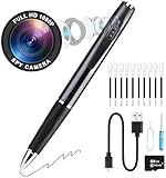 OctaCam Stiftkamera: Full-HD-Kugelschreiber-Videokamera, Tonaufnahme, EIN-Tasten-Bedienung (Kugelschreiber Kamera, Kamera Stift, Spion und Minikamera)