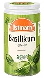 Ostmann Gewürze - Basilikum gerebelt | Nachfüllbare & recyclebare Verpackung | 12.5 g in der Streudose