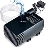 Automatische kleine Tauchpumpe mit Wassersensor, 2,5m 280L/h Mini-Kondensatpumpe, Wasserablauf für Entfeuchter, Klimaanlage, Eismaschine, Keller, Bautrockner, automatisches Ein Aus