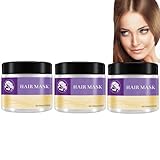 Collagen Hair Treatment, Deep Repair Conditioning Argan Oil Collagen Hair Mask, Für Trockenes, Kollagen-Haarbehandlung Haarmaske, Geschädigtes Haar,Collagen Hair Mask (3PC)