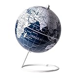 POCHY hübsch Globen 5,5-Zoll-Desktop-Weltkugel, Metallständer, geografische Weltkugel, Kreativität, Lernkugel für Schule und Zuhause praktischMode