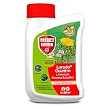 PROTECT GARDEN Universal-Rasenunkrautfrei Loredo Quattro Rasen-Unkrautvernichter gegen hartnäckige Unkräuter mit 4-fach Wirkung, 400 ml, Braun