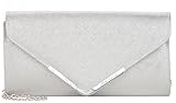 Tamaris Damen Clutch Amalia silber One Size
