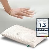 KNERST® Nackenkissen - Orthopädisches Kissen für ultimativen Komfort in jeder Schlafposition - Nackenstützkissen - Memory Foam Kissen - ergonomisches Kopfkissen [Höhe 9cm] - für Bezüge 40x80cm