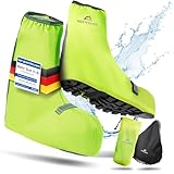 Nextcover® Schuhüberzieher wasserdicht I 100% wasserdichte Fahrrad Überschuhe I Reflektierende Regenschutz Schuhe I Regenüberzieher Schuhe I Überzieher Schuhe I Schuhschutz I Überschuhe Fahrrad