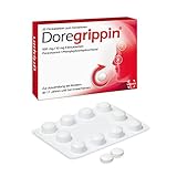 Doregrippin Tabletten 20 Filmtabletten bei Erkältungsschmerzen & verstopfter Nase - senkt das Fieber - für Kinder ab 11 Jahren