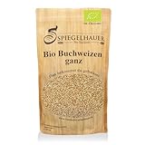 Bio Bäckerei Spiegelhauer Bio Buchweizen 1 kg - geschält glutenfrei aus Europa keimfähig Buchweizensamen Microgreens