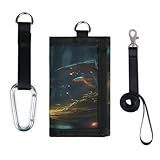 TropicalLife Magic Mushrooms Forest Wallet Slim Small Pocket Money Organizer Bag Lightweight Portable Change Purse