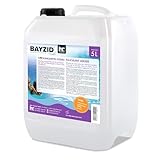 Höfer Chemie 5 L BAYZID® Pool Flockungsmittel flüssig - für kristallklares Poolwasser - einfache Anwendung + hocheffektive Wirkung gegen Trübungen