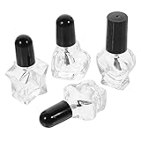 NIYANGLE 12 Stück Leere Nagellackflaschen Pinsel Diy Nagellack Behälter für Farbmischungen und Nagelpflege für Reisen und Bastelprojekte