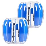 VEVOR aufblasbare Bumper Ball Bumper Stoßball (2 STK.) 0,9 m, strapazierfähiger 0,3 mm Dicker PVC-Bubble Knocker Kollisionsball für Outdoor-Sportteamspiele Spielzeug für Hof Park (Blaue Streifen)