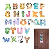 Buchstabenmagnete Für Kinder, Cartoon-Alphabet-Kühlschrankmagnet Für Kinder, Bunte Magnetische Buchsta-Ben Für Vorschule, Zuhause, Lustige Spielzeuge Zur Anregung Der Fantasie