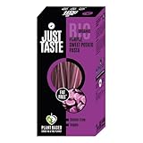 JUST TASTE - Bio Süßkartoffel Fettuccine/Linguine Lila - High Carb - 84g Kohlenhydrate - Süßkartoffel Nudeln ideal für Sportler - wenig Zucker, 250g (10er Pack; Alternativ als 2,5kg Big Pack)