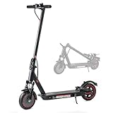 Zusammenklappbarer Elektroroller für Erwachsene, 10,4-Ah-Batterie, Stoßdämpfung vorne und hinten, Reichweite 25–35 Kilometer, APP-Verbindung