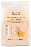 Grocer Planet - Diastatisches Backmalz (500g) | Gerstenmalzmehl mit hoher Diastatischer Kraft | Für bessere Hefegärung und Bräunung | Made in Italy