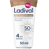 Ladival Anti-Pigmentflecken Sonnencreme Gesicht LSF 50+ - Gegen Pigmentflecken mit Niacinamid und Vitamin E, 4-fach Zellschutz, UVA- und UVB-Schutz, 50ml