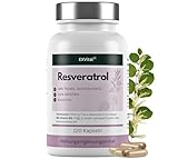 EXVital® Resveratrol Kapseln, 98% Trans-Resveratrol, 500mg pro Kapsel, 120 vegane Kapseln, vegan & ohne Zusätze, laborgeprüft