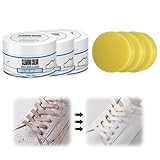 Lederseife-Sneaker Reiniger Shoe Wax Eco, Schuhcreme weiß,Schuhwachs zur Schuhimprägnierung und Lederpflege, farblos, 260g (3)