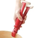 Pizza-Pfannengreifer, 2-in-1, Anti-Verbrühungs-Heber, hitzebeständige Silikonzange, Küchenzubehör für sichere Handhabung im Ofen, Luftfritteuse und Dampfgarer