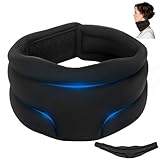 Starvortex Nackenstütze für Nackenschmerzen, 360° Halskrause mit Rundum Unterstützung, Atmungsaktive Schaumstoff Neck Support, Verstellbare Nackenbandage, Neck Brace für Schlaf Schmerzen und Druck
