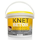 Oputec Knetbeton 3,5kg - Kreativbeton zum Kneten für Deko, kreative Windlichter, Sterne - wetterfest & frostfest - Bastelbeton Knete/Modelliermasse zum Basteln