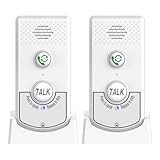 KEALBAUS Kabellose Gegensprechanlage für den bidirektionalen Anrufer zu Hause, Sprachsprechanlage, kabellos, Ultra lange Distanz für ältere Anrufer
