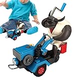 Holdes Spielzeugtraktoren für, elektrisches Traktor-Spielzeug mit Musik und Licht | 360 Grad drehbares Stuntauto, Elektrofahrzeug inkl